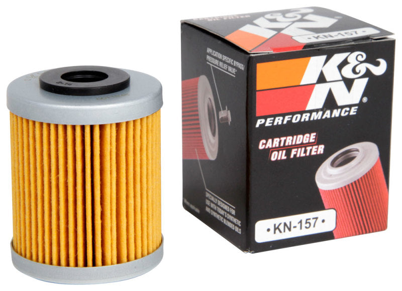 K&amp;N Oil Filter 1.625in OD x 2.063in H for 99-07 KTM 250/400/450/520/525/540/625/660/690 (2nd Filter)