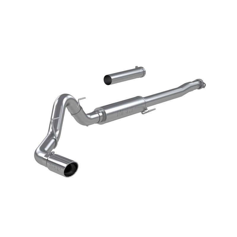 MBRP 2021+ Ford F150 2.7L/3.5L/5.0L 4in Aluminized Steel Cat-Back - RACE VERSION - S5209AL