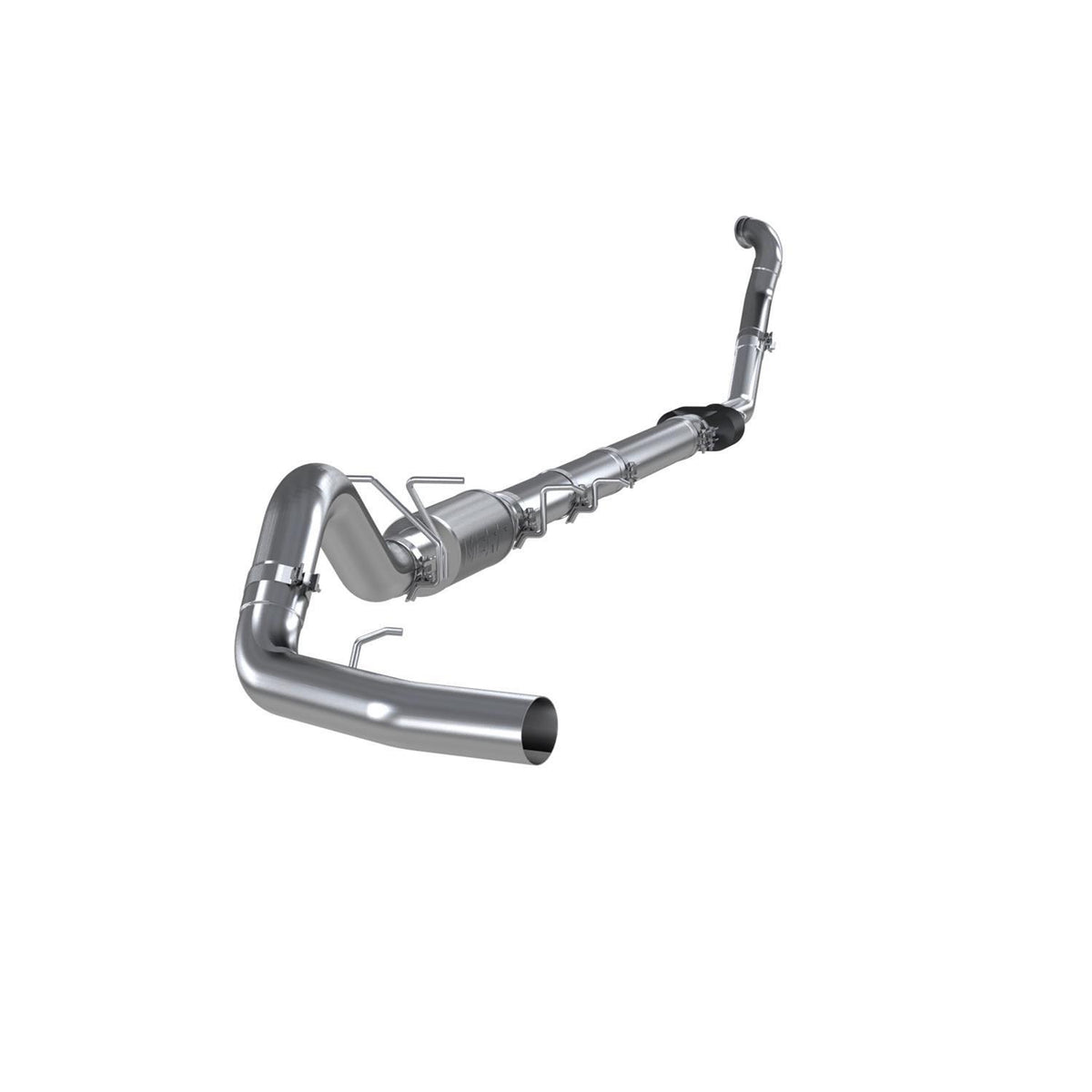 MBRP 1994-1997 Ford F-250/F-350 Diesel 4-Inch Turbo-Back Exhaust Single Side Exit, Street Profile, Aluminized Steel - S6218P