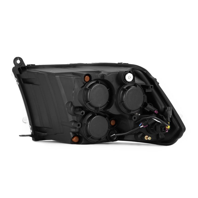 AlphaRex 09-18 RAM 1500 PRO-Series Proj Headlights Alpha-Black w/Sequential Signal &amp; Top/Middle DRL