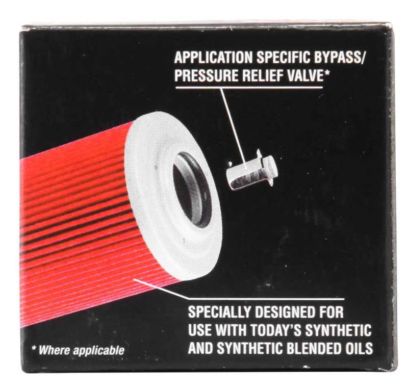 K&amp;N Oil Filter 1.625in OD x 2.063in H for 99-07 KTM 250/400/450/520/525/540/625/660/690 (2nd Filter)