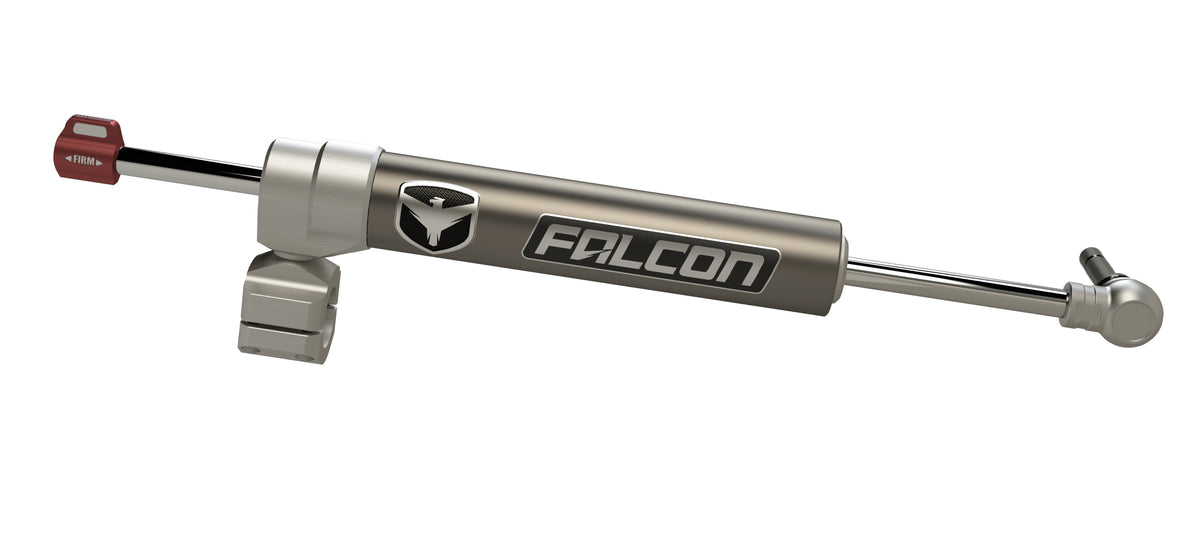 Jeep JL / JT / JK: Falcon Nexus EF 2.2 Fast Adjust Steering Stabilizer | 1-5/8” HD Tie Rod | 01-02-22-110-158
