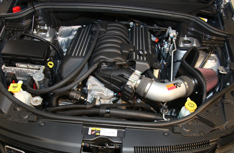 K&amp;N 12-15 Jeep Grand Cherokee SRT 8 6.4L V8 High Flow Performance Intake Kit