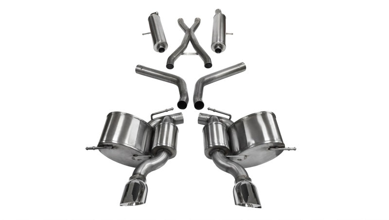 Corsa 12-21 Jeep Grand Cherokee 6.4L V8 Polished Sport Cat-Back Exhaust