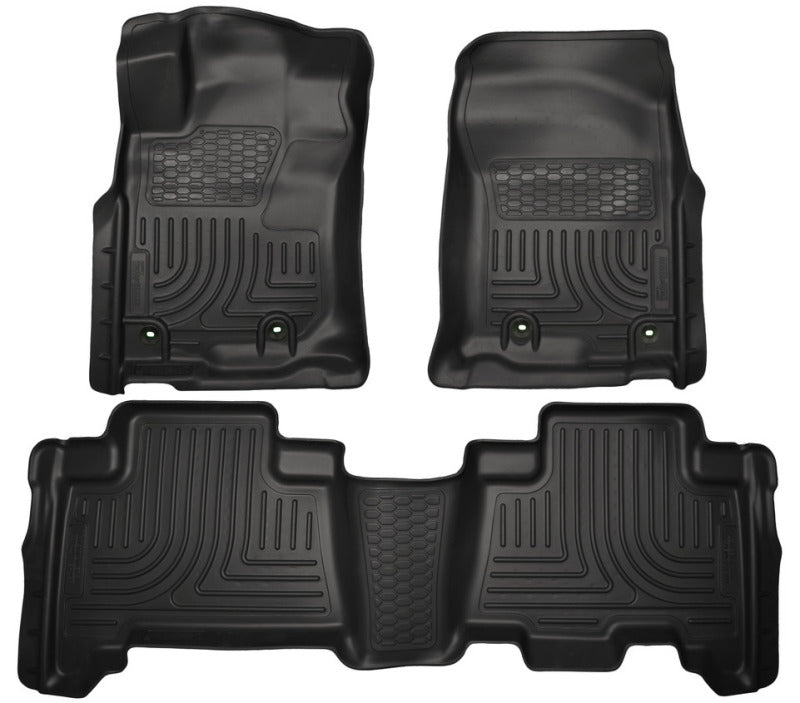 Husky Liners 2013 Toyota 4Runner WeatherBeater Black Front &amp; 2nd Seat Floor Liners