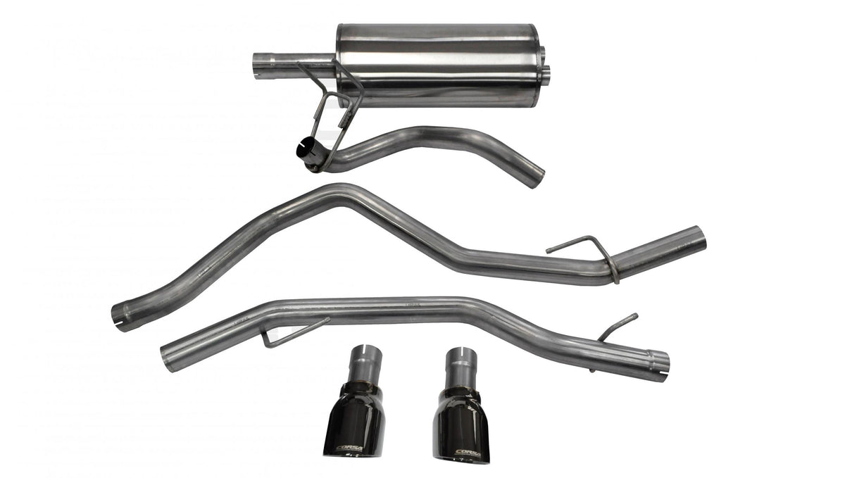 2009-2019(c) RAM 1500 4.7L, 5.7L 140&quot; WB, CORSA Performance 3&quot; Cat-back Exhaust 4.5&quot; tips