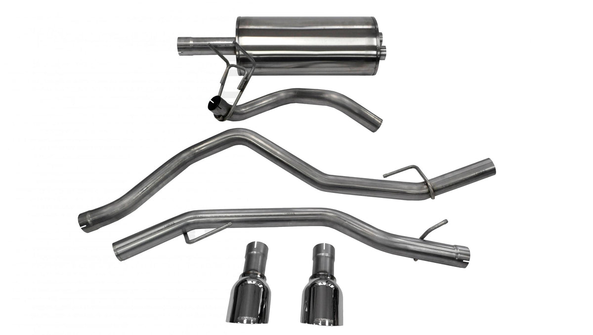 2009-2019(c) RAM 1500 4.7L, 5.7L 140&quot; WB, CORSA Performance 3&quot; Cat-back Exhaust 4.5&quot; tips