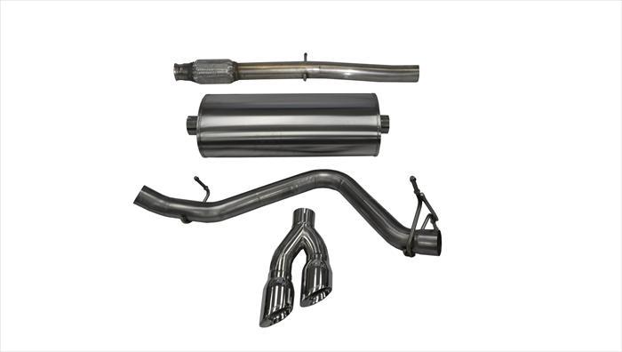 2014-19c Chevy Silverado, GMC Sierra, 5.3L, 3.0&quot; Catback Exhaust with Twin 4.0&quot; Tips - Sport Sound
