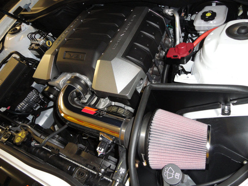 K&amp;N 10 Camaro 6.2L V8 Polished Typhoon Short Ram Intake