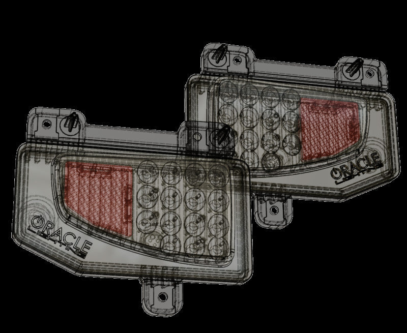 Oracle Rear Bumper LED Reverse Lights for Jeep Gladiator JT w/ Plug &amp; Play Harness - 6000K