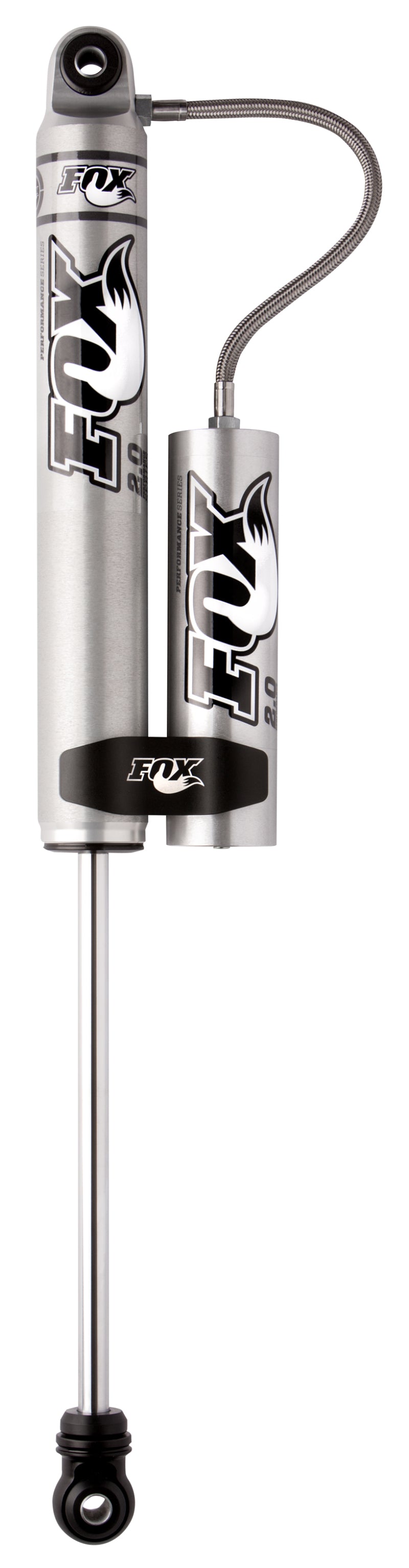 Fox 97-06 Jeep TJ 2.0 Perf Series 10.6in. Smooth Body Remote Res. Front Shock / 5-6in &amp; 4-6in Lift