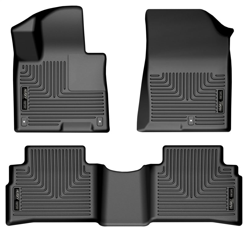 Husky Liners 2023 Kia Sportage WeatherBeater Front &amp; 2nd Seat Floor Liners - Black