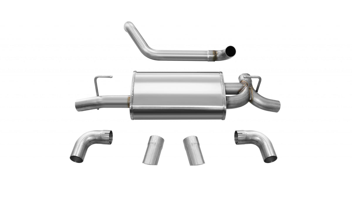 2018-2019 Jeep Wrangler JL 3.6L, V6 Axle-Back Exhaust System, dB by Corsa Performance