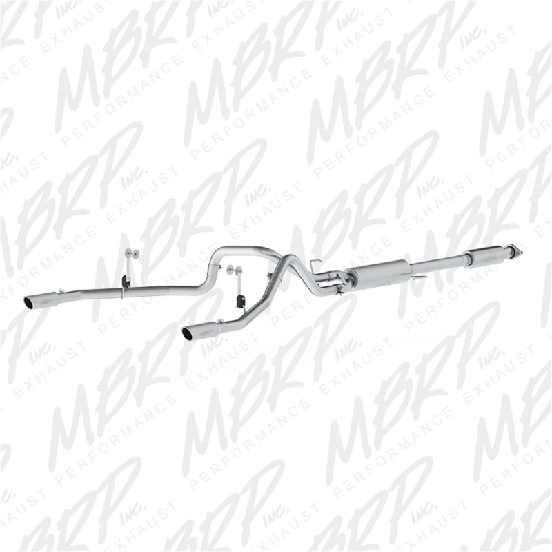 MBRP 2015-20 Ford F-150 5.0L 3in Cat Back Dual Split Rear Exit AL Exhaust System