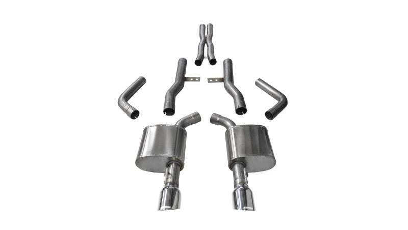 Corsa 15-22 Dodge Charger SRT/Scat Pack/R/T 6.4L Polished Xtreme Cat-Back Exhaust