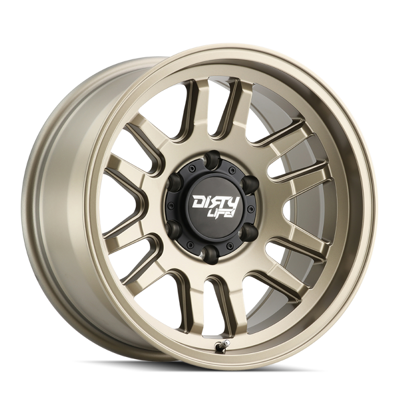 Dirty Life 9310 Canyon 17x9 / 6x139.7 BP / 0mm Offset / 106mm Hub Satin Gold Wheel