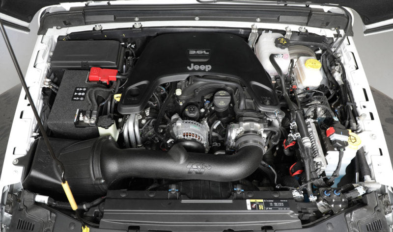 K&amp;N 2018 Jeep Wrangler JL V6-3.6L F/I Aircharger Performance Intake