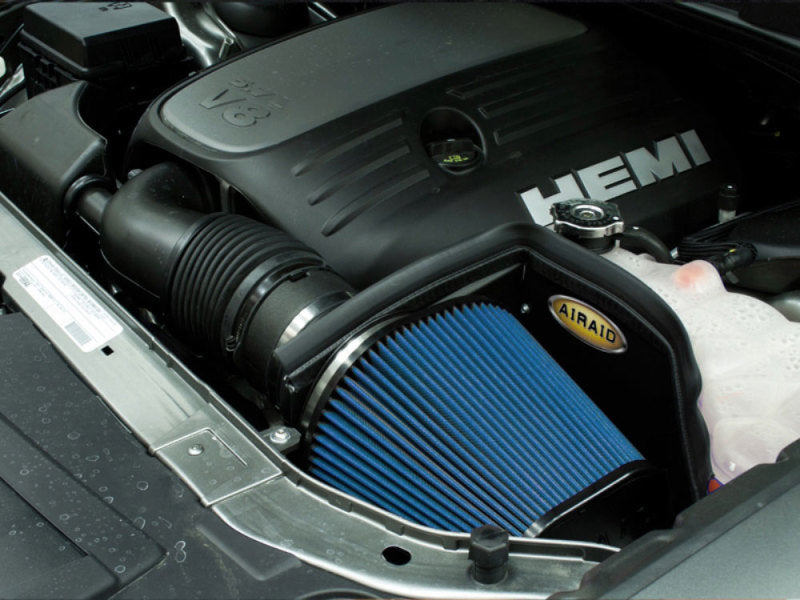 Airaid 11-21 Dodge Charger/Challenger 3.6/5.7/6.4L CAD Intake System w/o Tube (Dry / Blue Media)