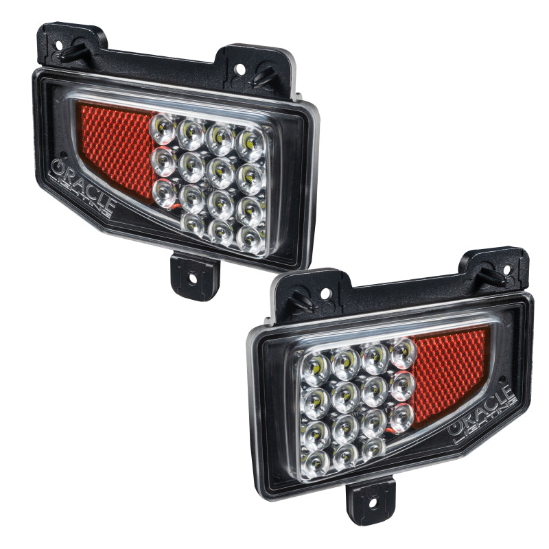 Oracle Rear Bumper LED Reverse Lights for Jeep Gladiator JT w/ Plug &amp; Play Harness - 6000K