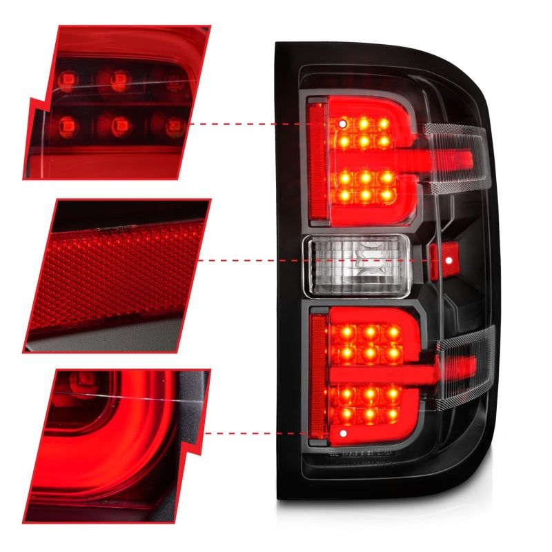 ANZO 15-19 Chevy Silverado 2500HD/3500HD (Halgn Only) LED Tail