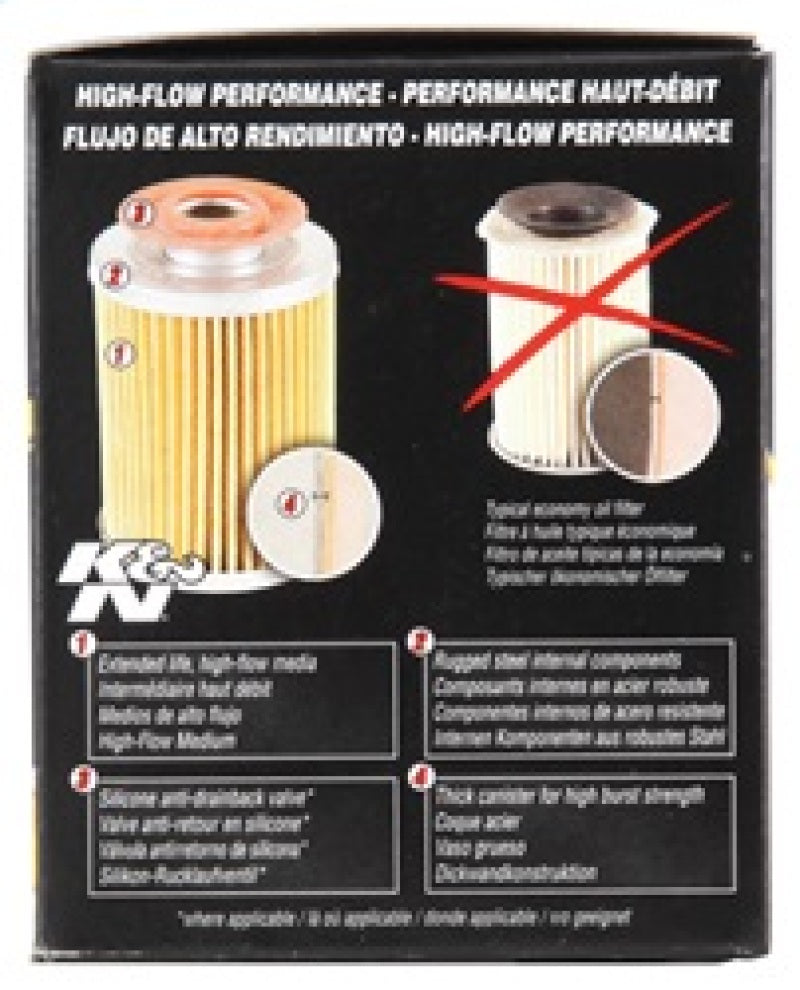 K&amp;N Universal Performance Gold Oil Filter