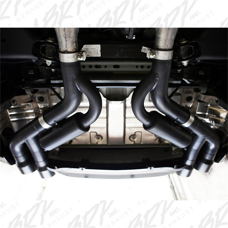 MBRP 16-21 Chevy Camaro V8 6.2L 6spd 3in Black Race Dual Axle Back w/ 4.5in Quad Dual Wall Tips