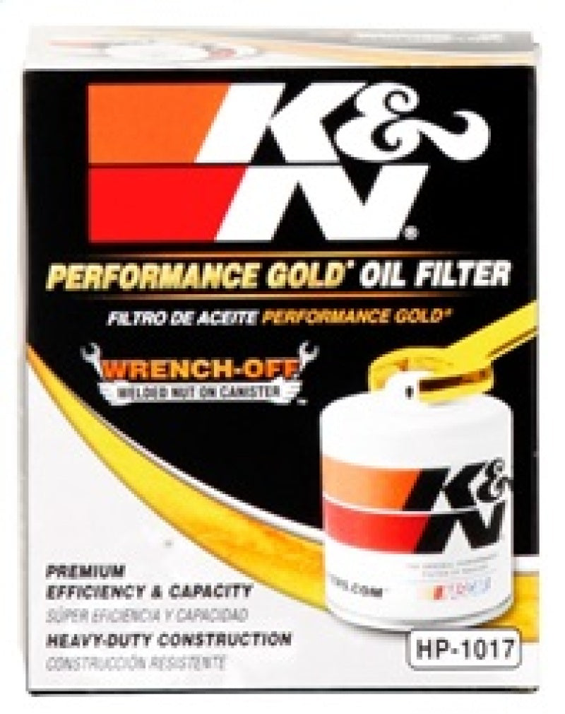 K&amp;N 3.74inch / 2.98 OD Performance Gold Oil Filter