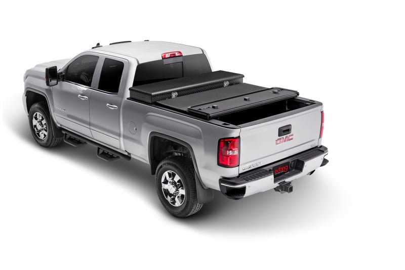 Extang 17-22 Ford F-250/F-350 Super Duty Short Bed (6-3/4ft) Solid Fold 2.0 Toolbox