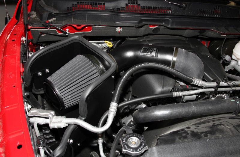 K&amp;N 09-13 Dodge Ram 1500 Pickup 5.7L V8 / 11-13 Ram 1500 5.7L V8 Black Performance Intake Kit