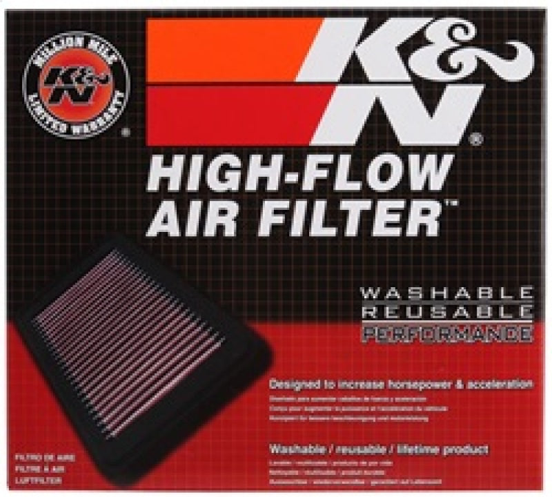 K&amp;N Replacement Air Filter PORSCHE BOXSTER 2.5L H6 96-99, 2.7/3.2L H6 99-04