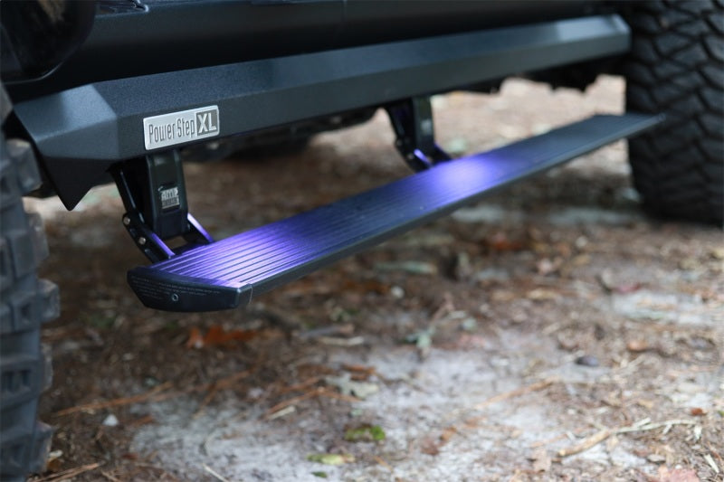 AMP Research 2018 Jeep Wrangler JL 2DR PowerStep XL - Black (Incl OEM Style Illumination)