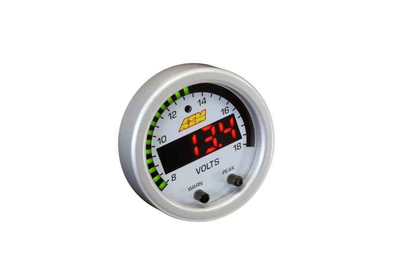 AEM X-Series 8-18V Volt Gauge