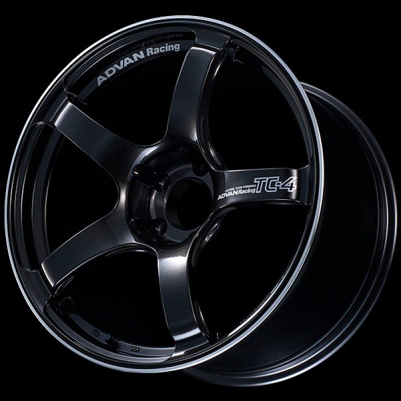 Advan TC4 18x9.5 +38 5-120 Racing Black Gunmetallic Wheel