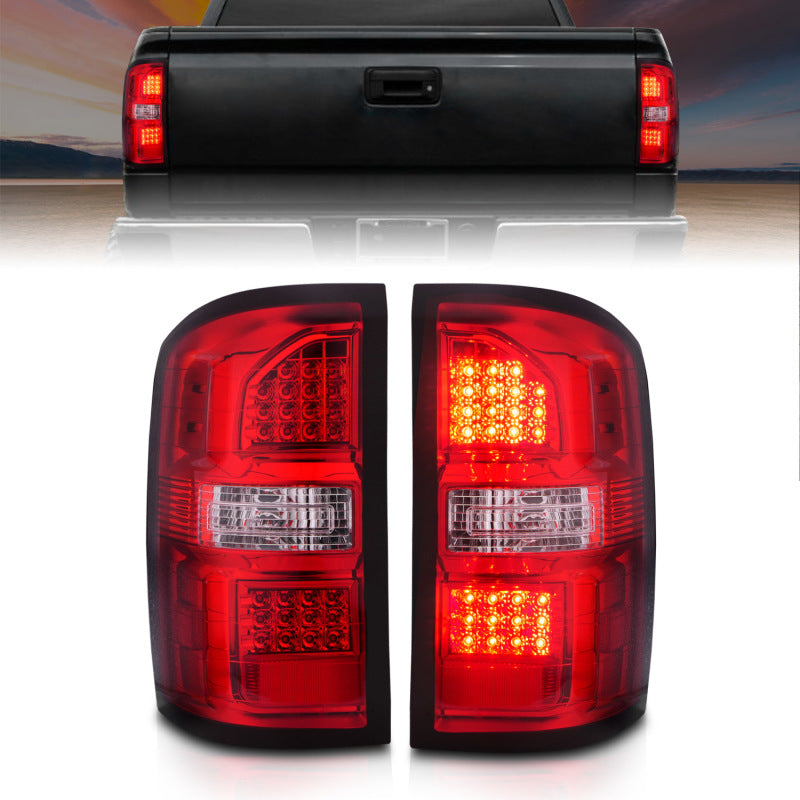 CNNELL Tail Lights W/o Bulbs Compatible With GMC Sierra - Foto 11