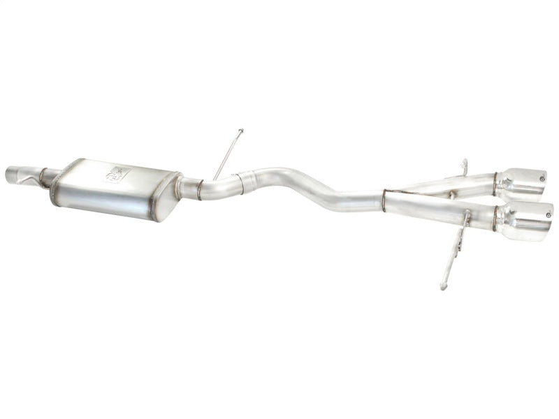 aFe MACHForce XP 2-1/2in SS-304 Cat-Back Exhausts w/ Polished Dual Tips 2008 VW Golf R32 V6-3.2L MKV