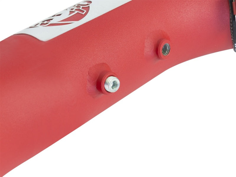 aFe BladeRunner 3in Red IC Tube Cold Side w/ Coupling &amp; Clamp Kit 2016 GM Colorado/Canyon 2.8L
