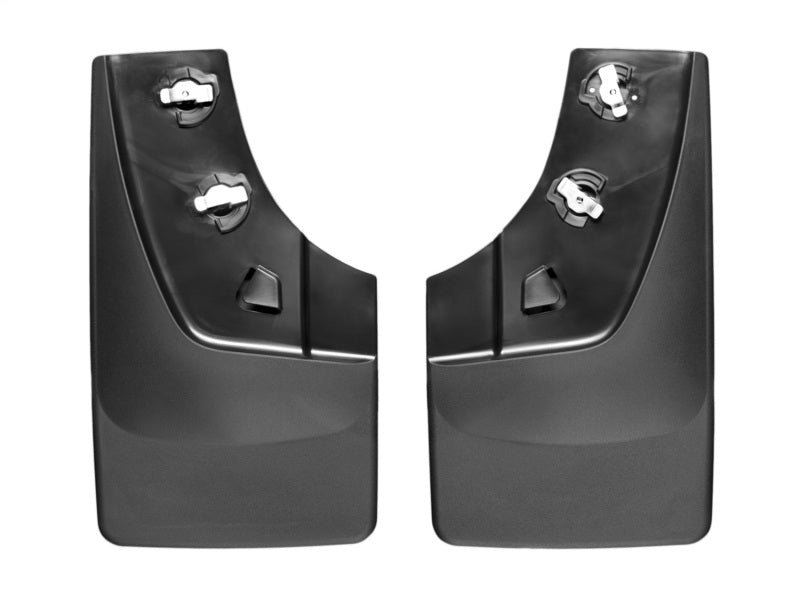 WeatherTech 14+ GMC Sierra/Sierra Denali No Drill Mudflaps - Black