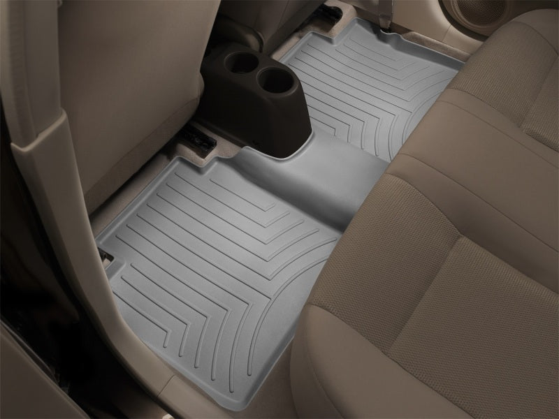 WeatherTech 2015+ Ford F-150 (Fits SuperCrew and SuperCab Dual Floor Posts) Front FloorLiner - Grey