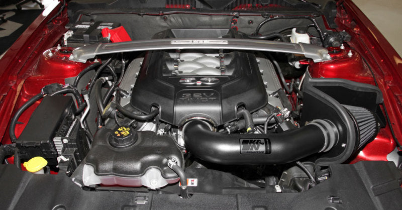 K&amp;N 11-14 Ford Mustang GT 5.0L V8 Black Performance Intake Kit