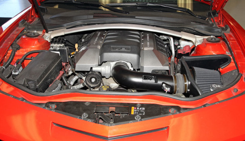 K&amp;N 10-13 Chevy Camaro 6.2L V8 Black Performance Intake Kit
