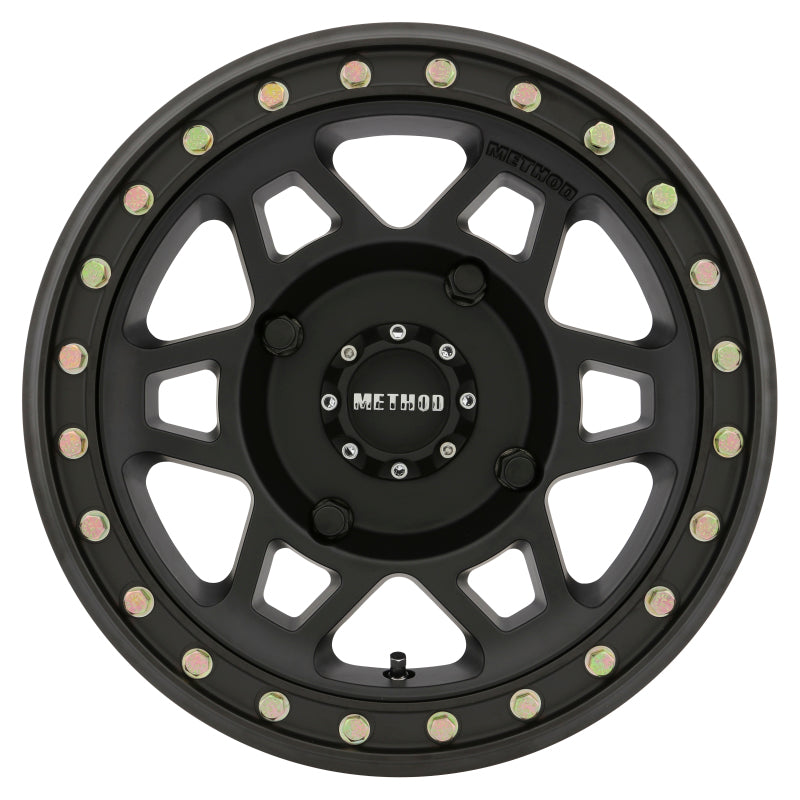 Method MR405 UTV Beadlock 15x7 4+3/+13mm Offset 4x156 132mm CB Matte Black w/BH-H24100 Wheel