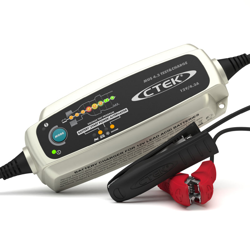 CTEK Battery Charger - MUS 4.3 Test &amp; Charge - 12V
