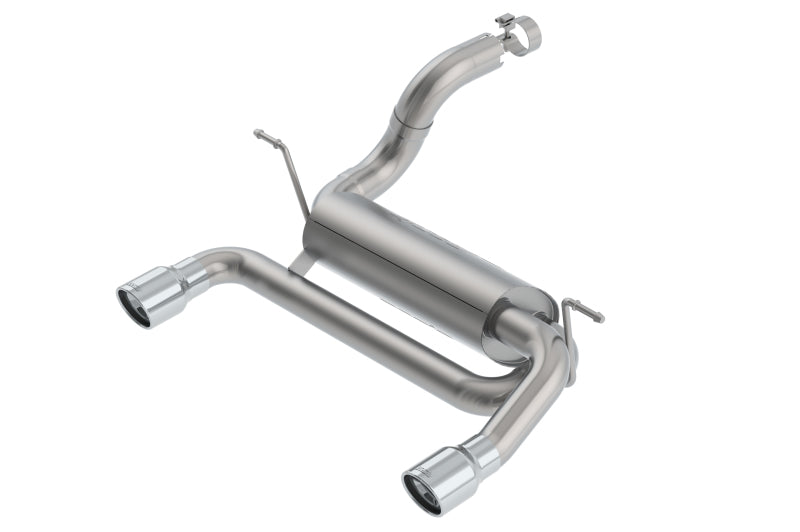 Borla 18-19 Jeep Wrangler JL/JLU 2.0L 4Cyl 2DR/4DR Touring Axle Back Exhaust w/ 3.5in Tips