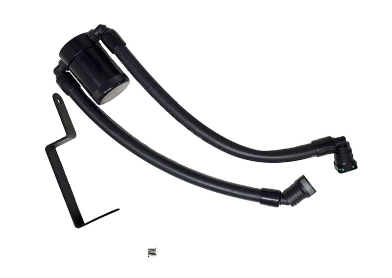 J&amp;L 13-19 Ford Explorer Sport EcoBoost V6 Passenger Side Oil Separator 3.0 - Black Anodized