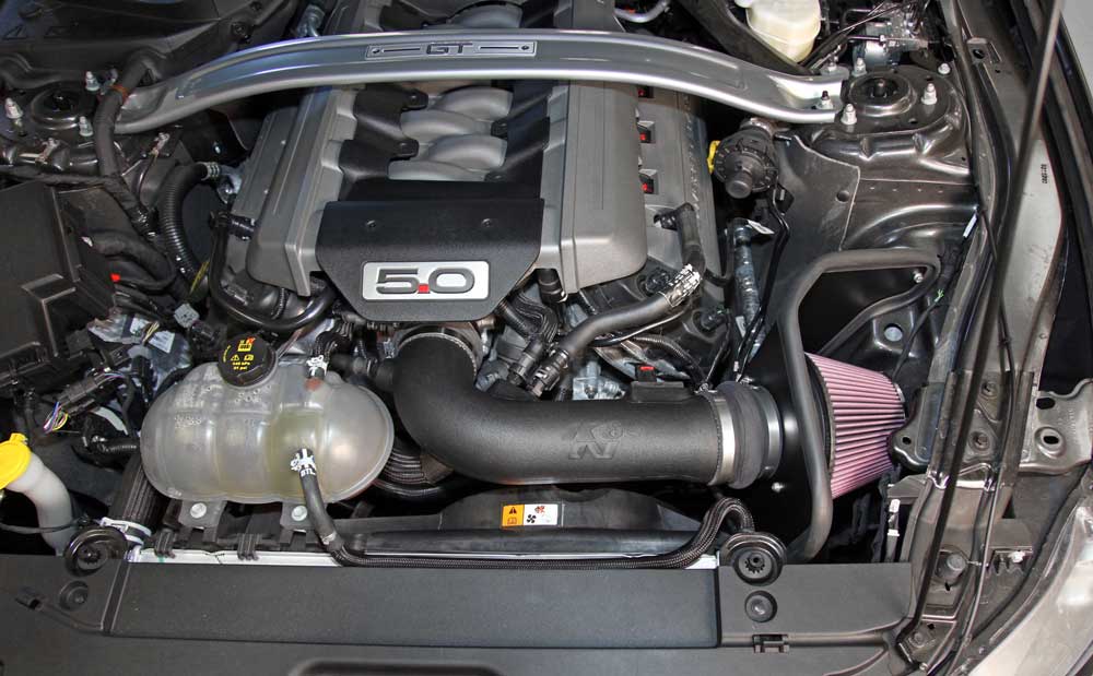 2015-2017 Ford Mustang 5.0L K&amp;N Cold Air Intake 63-2590