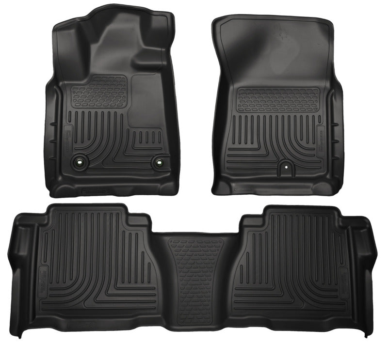 Husky Liners 12-13 Toyota Tundra Weatherbeater Black Front &amp; 2nd Seat Floor Liners