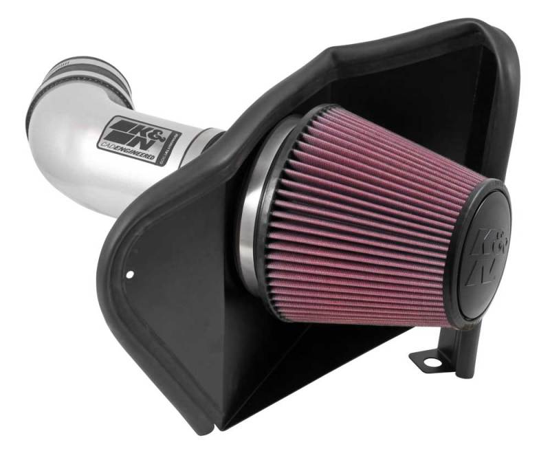 K&amp;N 12-15 Jeep Grand Cherokee SRT 8 6.4L V8 High Flow Performance Intake Kit
