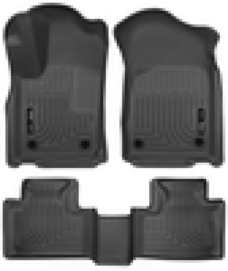 Husky Liners 16 Dodge Durango/Jeep Grand Cherokee Weatherbeater Black Front &amp; 2nd Seat Floor Liners