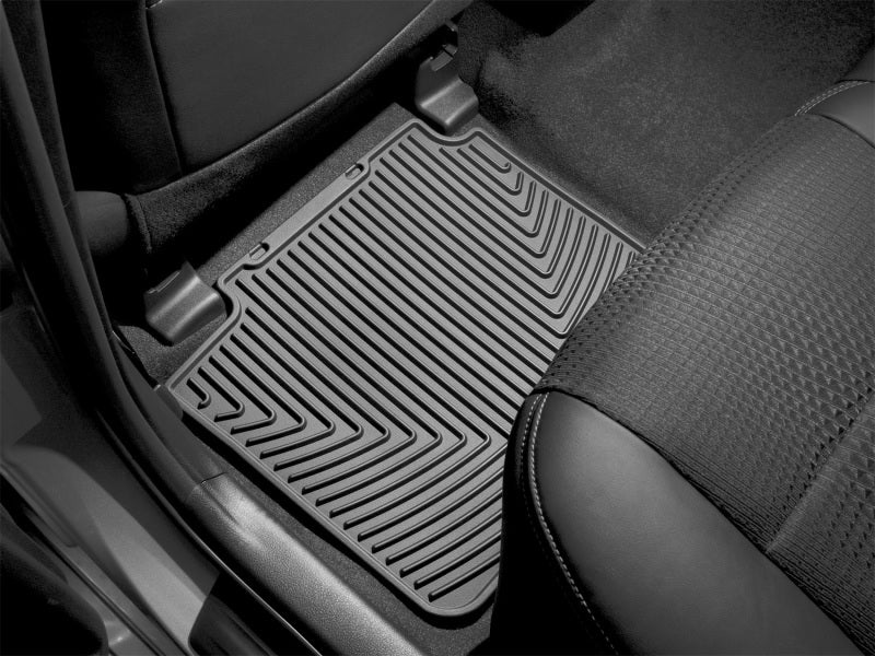 WeatherTech 06+ Lincoln MKZ Rear Rubber Mats - Black