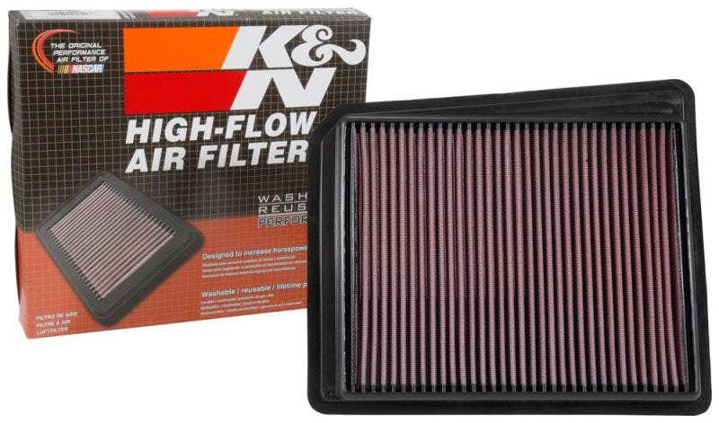 K&amp;N 2017 Nissan Titan V8-5.6L F/I Drop In Replacement Air Filter